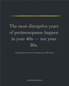when does perimenopause start